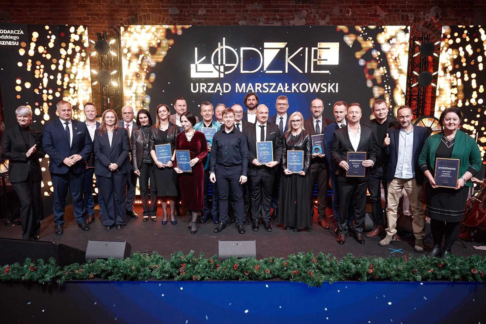 Gala Łódzkie dla Biznesu 2025 — scena i publiczność