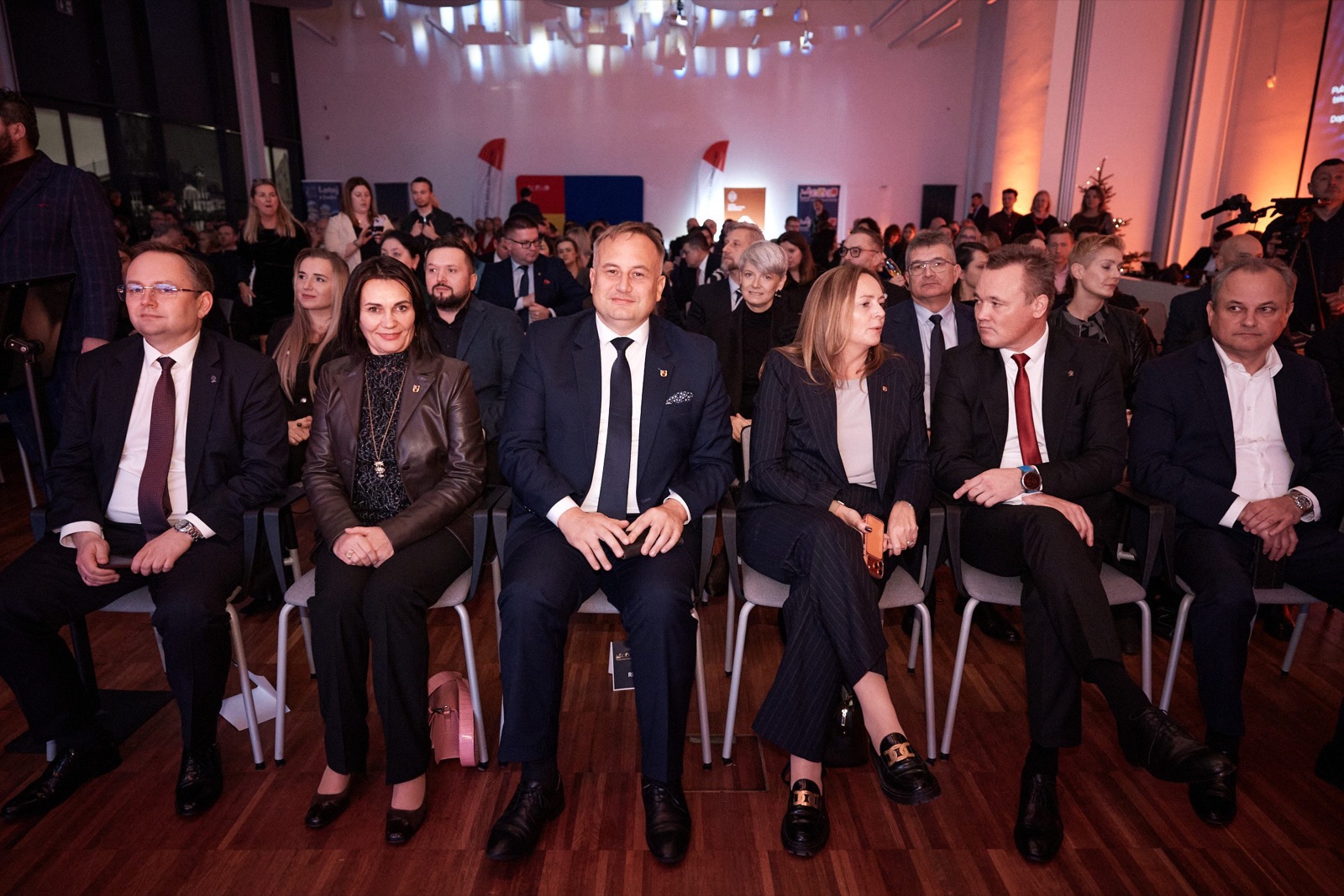 Goście gali podczas wystąpienia